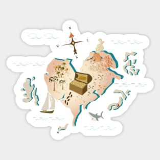 Find the treasure in your life Sticker